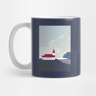 Vik, Iceland Church Mug